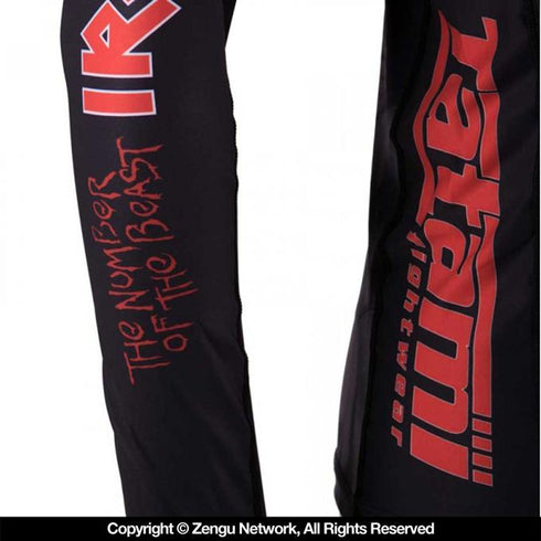 Tatami Iron Maiden Number Of The Beast Women's Grappling Rashguard-8